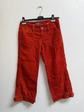 Vintage Jacob Connexion Orange Corduroy Capris